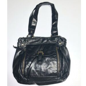 GAL Vegan Leather black purse